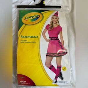 Crayola Costume: Razzmatazz Set with Dress, Headband and Socks